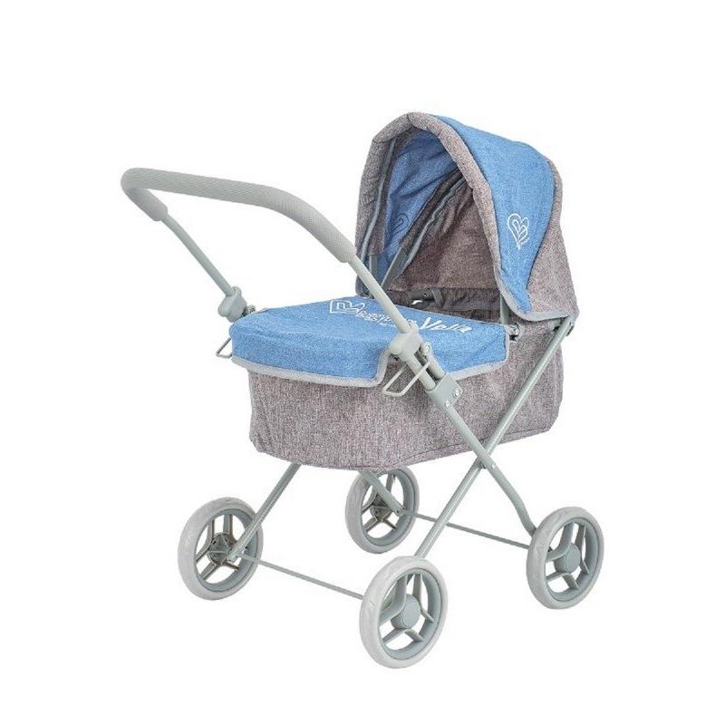

Pram For Dolls Buggy Boom 8015-2206 st Mixi Grey-blue