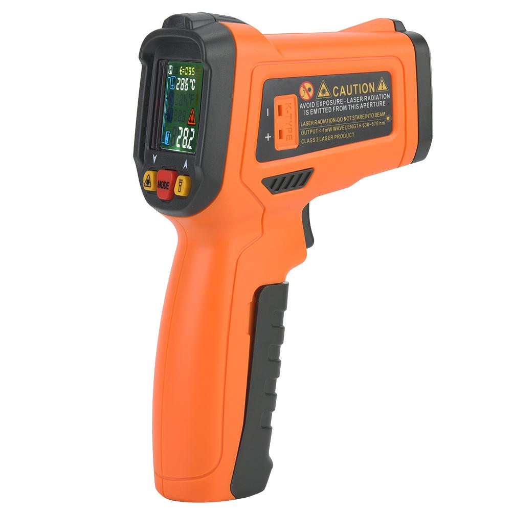 PM6530D High Precision NO Contact Digital Infrared Thermometer  50C 800 Celsius    58 1472  Fahrenheit