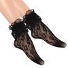 Women Retro Gothic Summer Lace Top Floral Fishnet Ankle Socks Lady Black Nylon Short Lace Stockings 23 Models Shoe Size 5-10