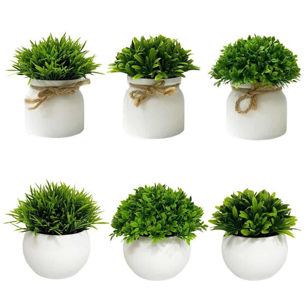 with Pot Artificial Plants Wedding Party Decortion Outdoor Decor Fake False Plants Pot Ornament Miniascape Artificial Flower