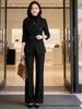 Women's High-End Professional Suit Set - 2025 Autumn/Winter Formal Wear - New Arrival with Jewelry Accents