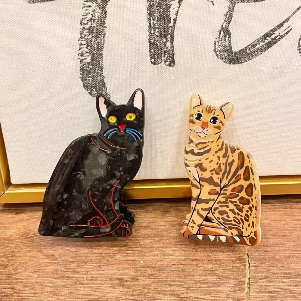 Acetic Acid Animal Acetate Hair Claw Cartoon Dog Shark Clip Fashion Cat Hair Clip Girl