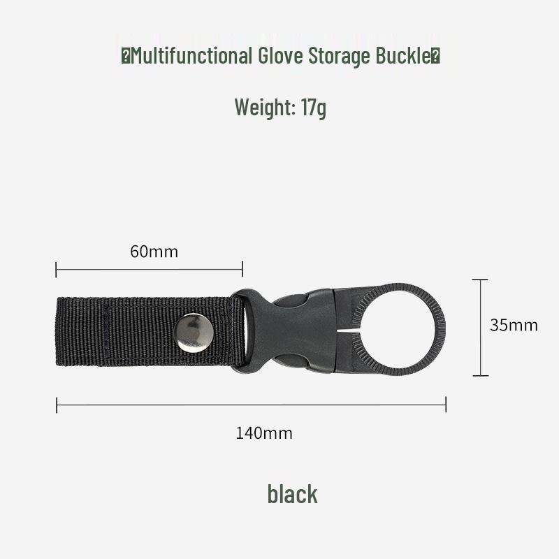 Multifunctional Nylon Water Bottle Carabiner Clip - Portable Outdoor Quick Hanger