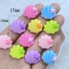 20Pcs New Cute Resin 16*17mm Mini Shell Series Flat Back Manicure Parts Embellishments For Hair Bows Accessories