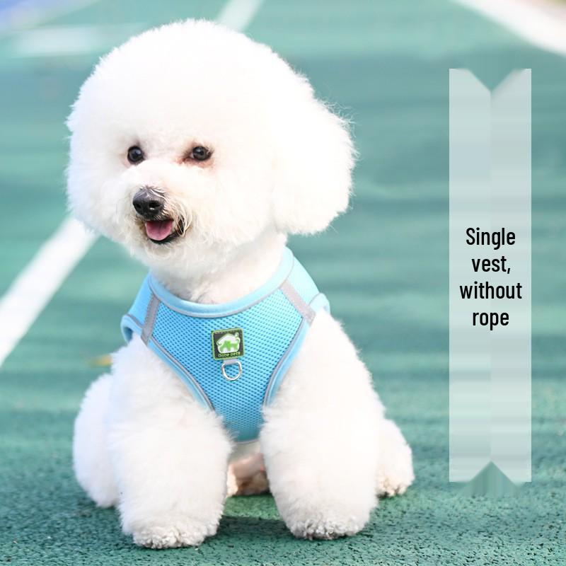Breathable Reflective Pet Harness Vest with Leash for Cats & Dogs