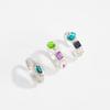 5PCS/3PCS Adjustable Open Foot Rings Polished Finish Beach Jewelry  Summer Season