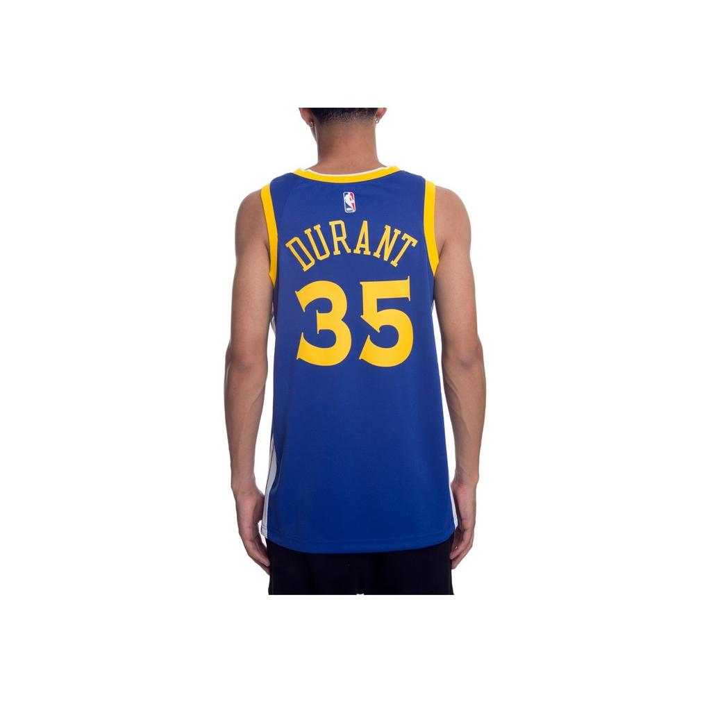 Nike Kevin Durant Golden State Warriors Basketball Jersey, Fan Edition, Number 35 Men Tops Blue 864475-496