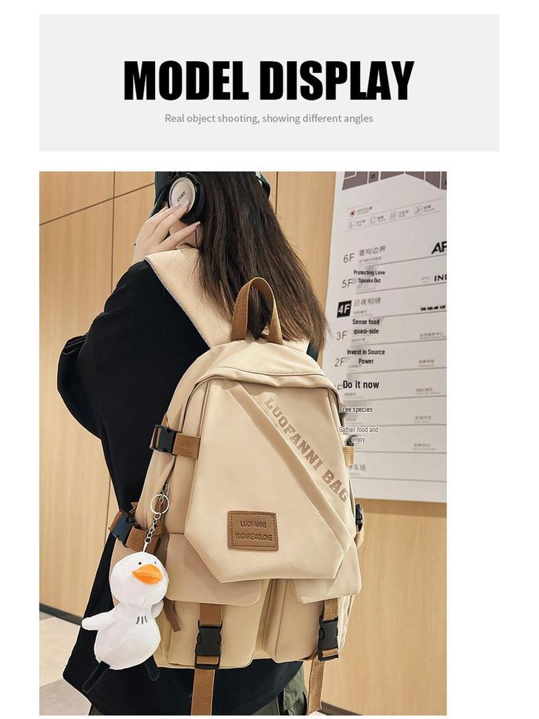 Trendy Large-Capacity Backpack for Students - Perfect for Junior High, High School, and College