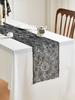 Black Lace Table Runner Halloween , Spider Web TableRunner for Halloween Table Decor,