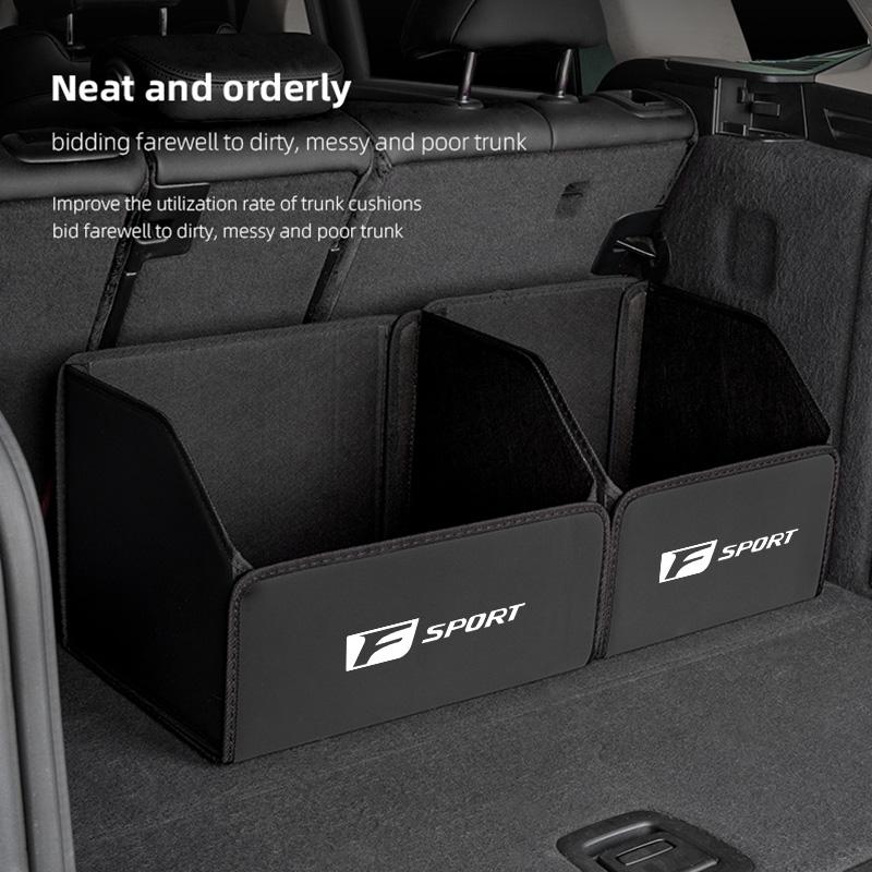 AARD1 Car Trunk Organizer Leather Storage Box Toolbox For Lexus F-SPORT ES RX NX LS UX LM LX GX LC RZ IS CT GS RC HS SC TX LBX IS300