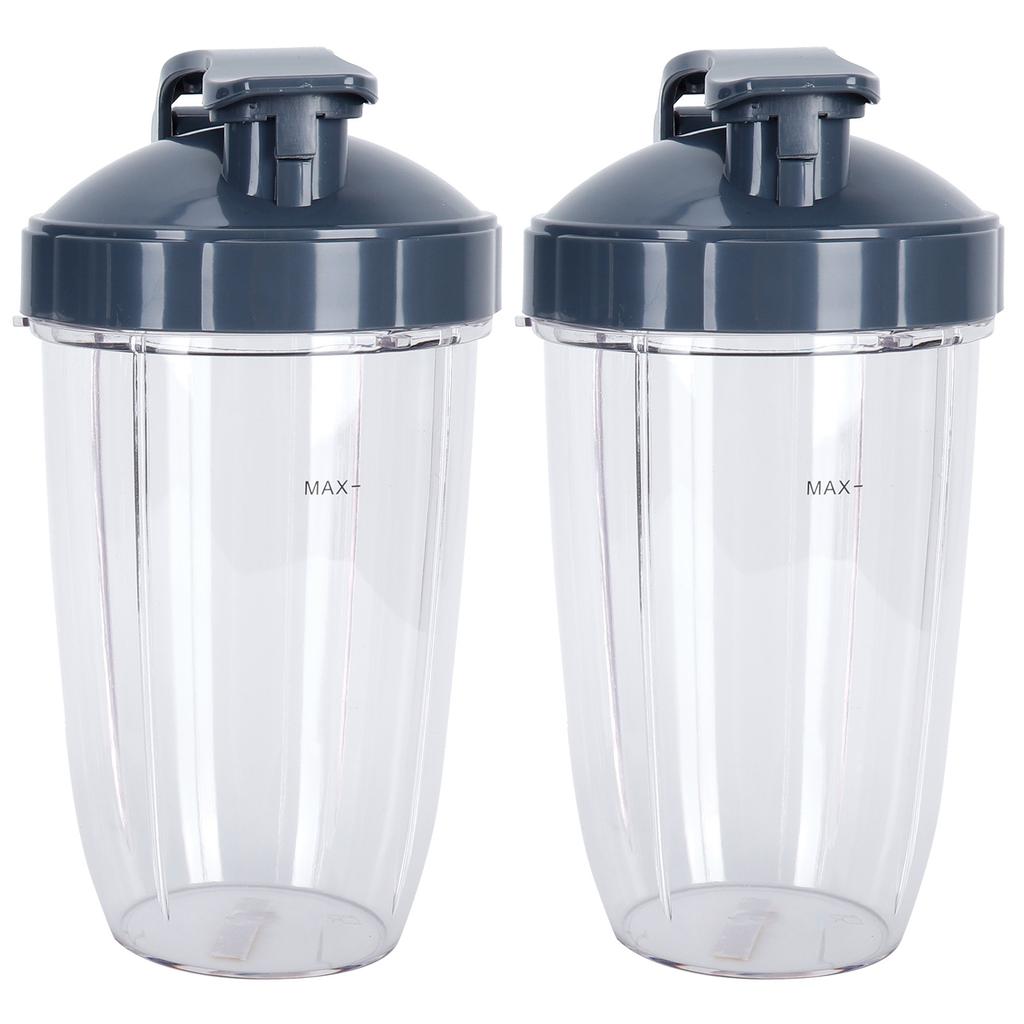 24OZ Transparent Blender Cup Container Lid Set Replacement Fit for 600W/900W Juicer