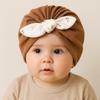 Cartoon Baby Fetal Cap 0-5 Months Newborn Turban Hat Windproof Boneless Muslin Hat  Toddler