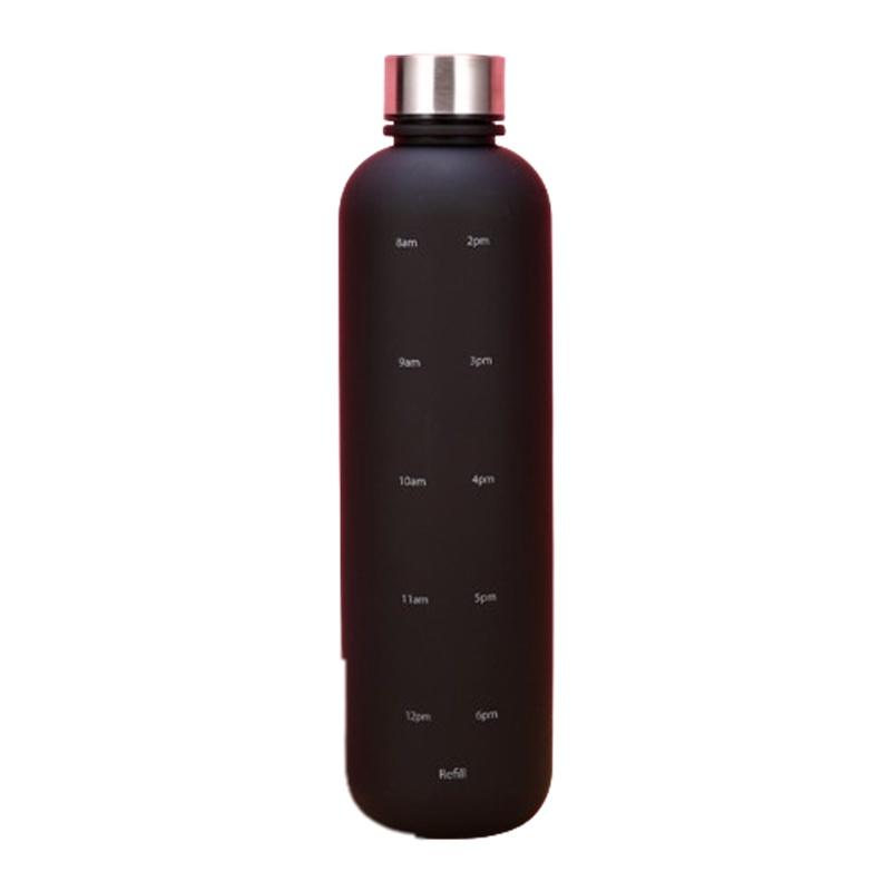 

Large Capacity 1000ml Gradient Sports Water Bottle Outdoors Portable Girls Gift Black