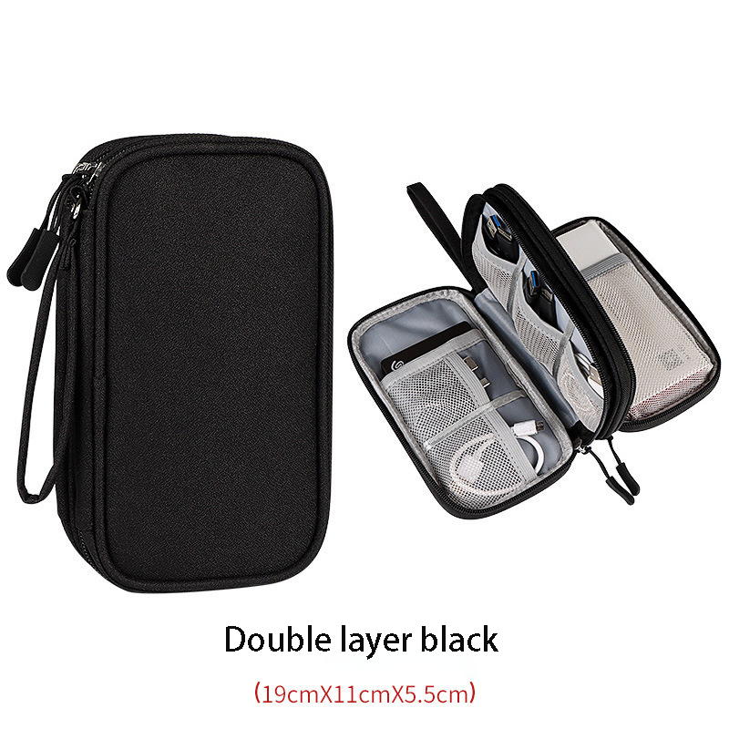 Portable Digital Accessory Storage Bag New With Multiple Layers For Organizing Electronics