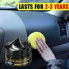 Crema per Rigenerazione Pelle Plastica Auto Cera Ripara Anti-Graffio Restauro Interni Auto Sedili Volante