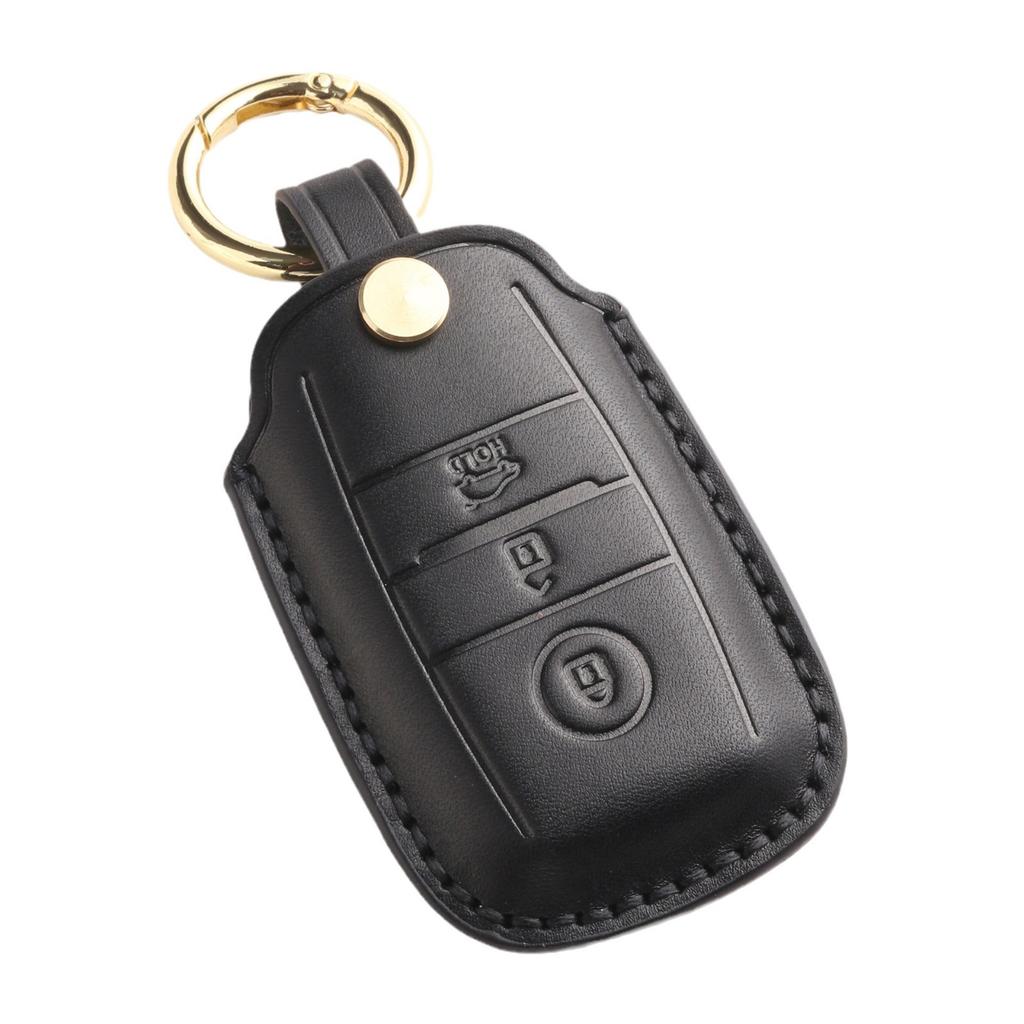 Customized for Kia K3 key set K4 Smart Run kx3 Sorento car leather pure handmade protective bag buckle