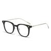 Anti Blue Light Glasses Korean Anti Radiation Eyeglasses Round Metal Frame