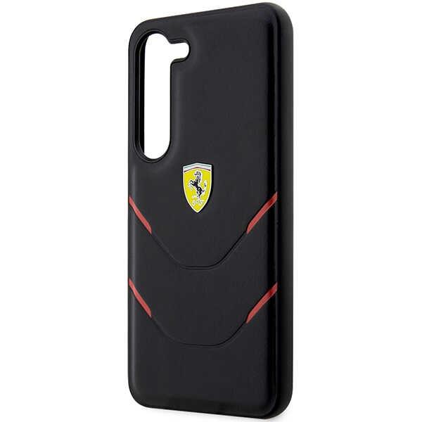 Etui Do Samsung Galaxy S23 Ferrari Hardcase Hot Stamp Czarne