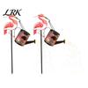Weather Resistant Yard Decorations Flamingo Garden Statue with Solar Watering Can Lights, Decorative Iron Unique Housewarming Gifts for Gardeners
