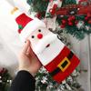 Santa Clause Wine Bottle Decorative Case Cloth Wine Bottle Accessories  Table