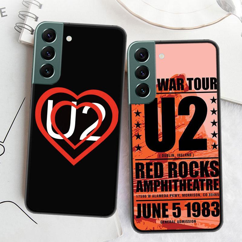 Band U2 Phone Case For Samsung Galaxy S22 S25 Ultra S21 S10 Plus S26 Edge S20 S23 S24 FE Cover Silicone Soft TPU Clear Shell