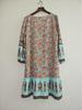 Abito Chemisier Stampato Scollo a V Bohemian Primavera/Estate 2025 per Donna