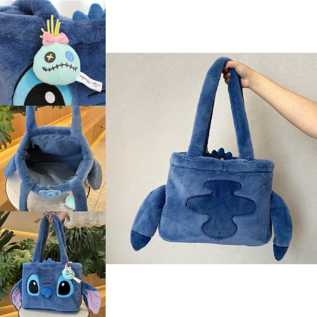 Genuine Stitch Plush Bag Cute Large Capacity Woody Autumn And Winter Plush Shoulder Bag Sullivan Tote Bag Book