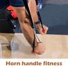 Muscle Building Fitness Tranining Grip Horn Shape Pull Up Handles Fitness Handle  Home Workout