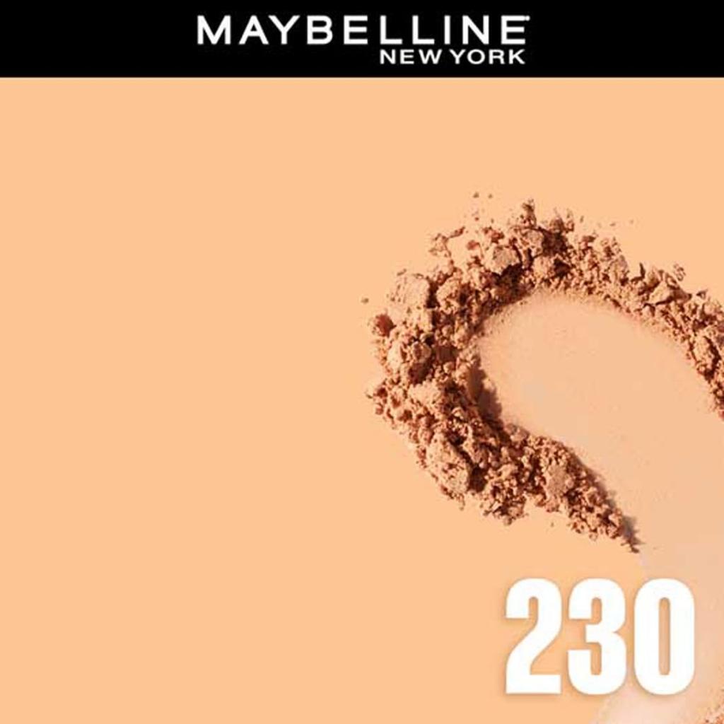 Maybelline New York Fit Me Matte Poreless Compact Powder SPF 32 PA+++ Oil Control Normal Oily Skin 6g Natural Buff 230