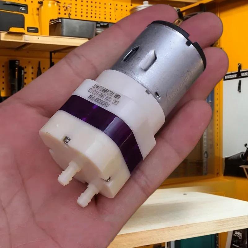 DC 12V 0.53A Diaphragm Vacuum Pump - High-Power Silent Air Pump for Aquarium & Water Filtration Systems