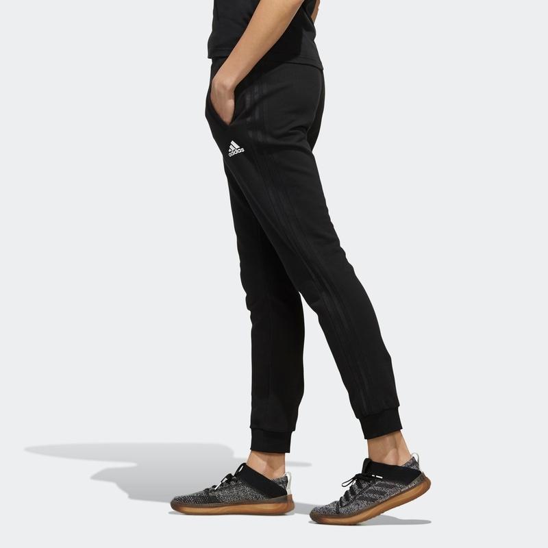 Adidas Sporty Knit Pants Women Bottoms Black FI9276