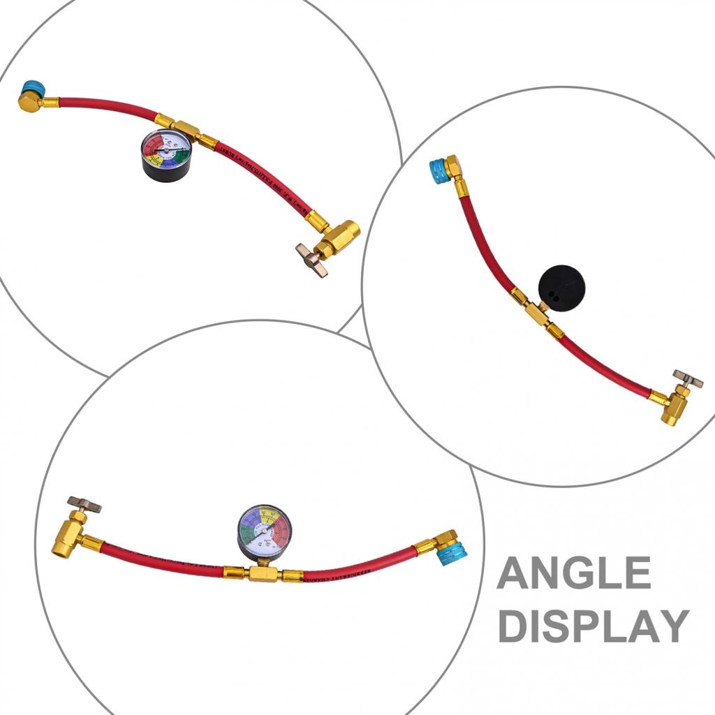 Car Recharge Charging Pipe Hose With Gauge R1234YF U-Charge Hose