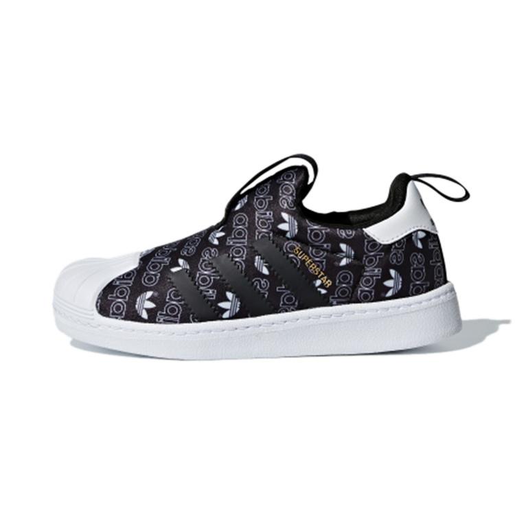 (PS) adidas originals Superstar 360 C Black White Kids B75608 EU 30