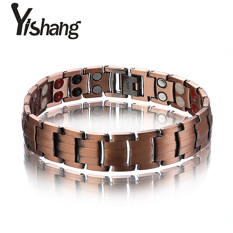 Copper Bracelet, Men's Copper Bracelet, Vintage Magnet Energy Bracelet