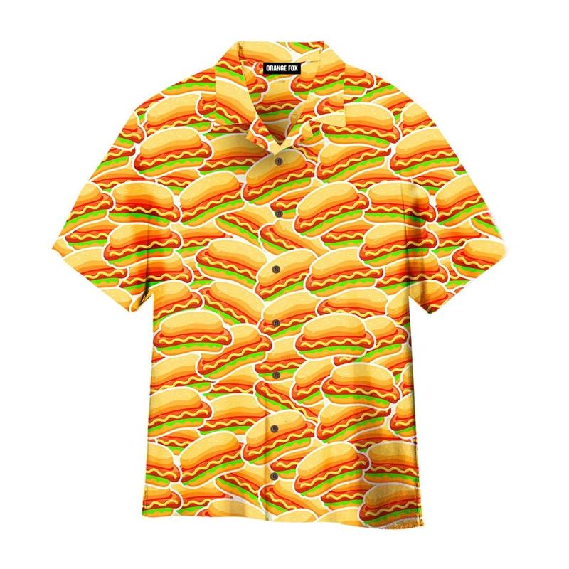 

Funny Food Sausage Shirts For Men 3D Print Hot Dog Summer Hawaiian Beach Camisa Casual Short Sleeve Lapel Blouse Tops Clothing XL