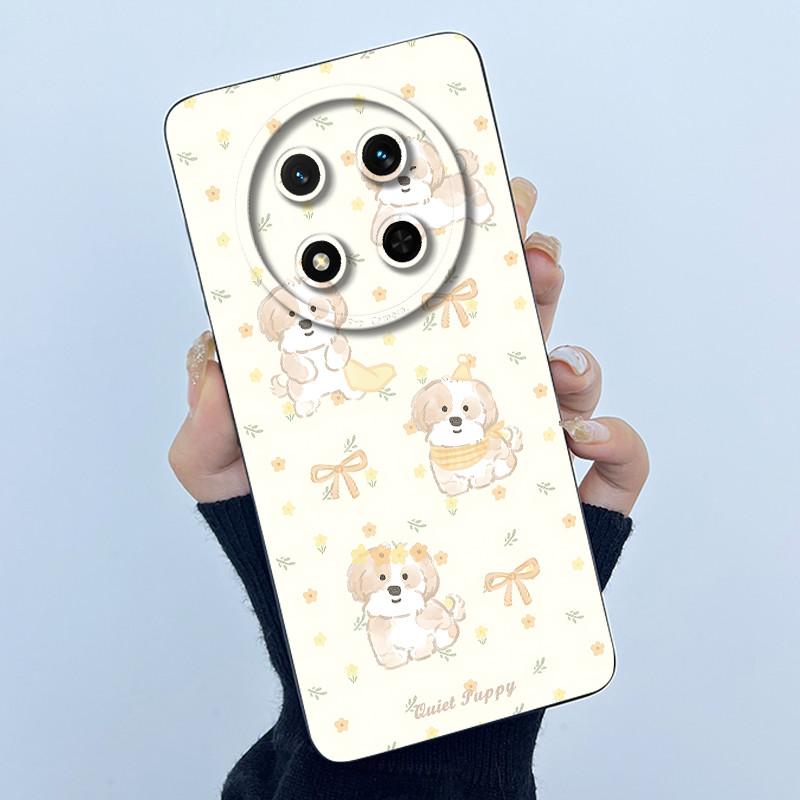 Case For Honor X9c 5G Honor Magic 7 Lite 5G Cute Panda Sweet Girls Cats Protective Liquid Silicone Soft TPU Back Cover Casing
