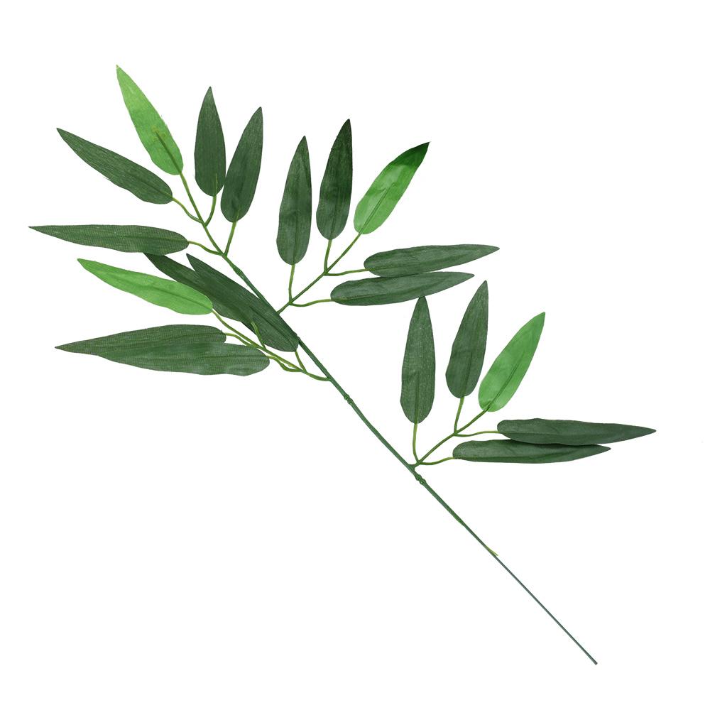 

5 шт. садовые украшения для дома, имитация листьев бамбука зелёный