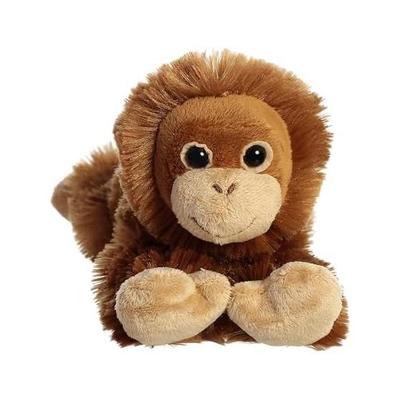AURORA Natur Kinder Orang-Utan Plüschtier, Schlaff, Braun, Niedlich, Bohnenfüllung