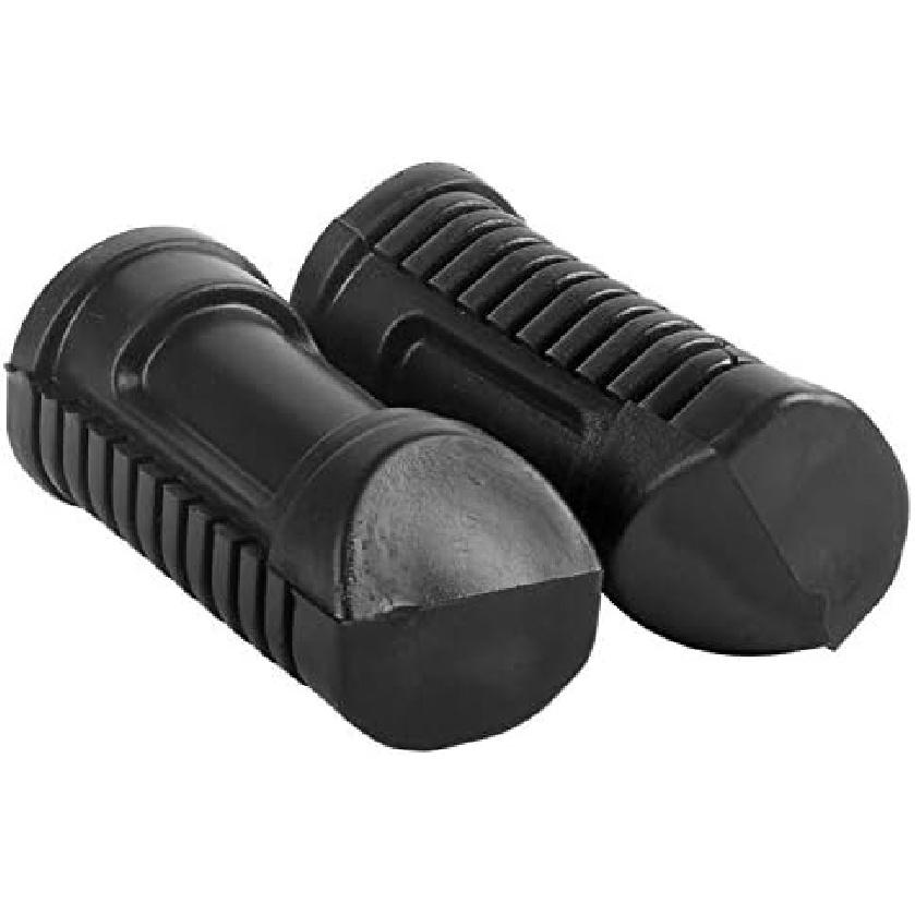 KIMISS Motorcycle Front Footpegs Plate Footrest Rubber Pad Grip Cover for Honda 125cc CG 125 + Footrest Rubber Grip Footrest Rubber Pad Foot Peg