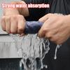5pcs Microfibre Car Wash Towels 30X30cm Automotive Cleaning Towel Household Cleaning Cloth Automotive Beauty Polishing Tools