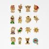 4Pcs Exquisite Cartoon Heart Earrings For Women Bling Zircon Stud Earring Girl Wedding Party Sweet Jewelry Piercing Brincos