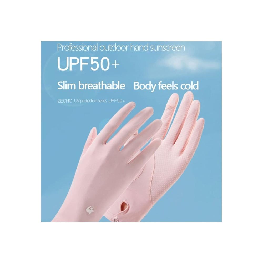 

TECH UV Protection Gloves Women Sunscreen Gloves Summer Sun Protection Gloves for Golf Driving Riding Fishing Hiking
