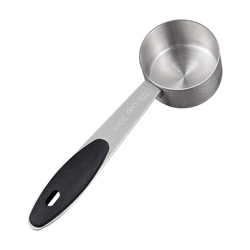 Stainless Steels Coffee Scoops Tablespoon 30ml Small Cup Metal Spoons Kitchen Baking Cooking Measuring Scoops Enduring