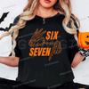 Six Seven Meme Halloween Shirt Funny Gift for Him Her Trend Halloween 6 7 Vintage Tee Unisex Women Internet Humor T Shirt