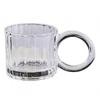 Ecarla Ribbed Small Mug with Handle for Coffee 225ml Szk61