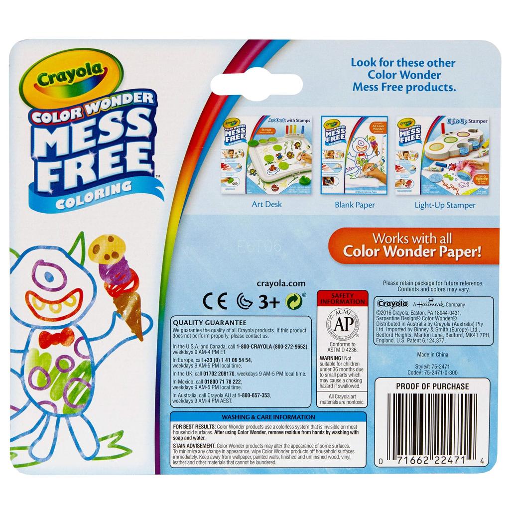 CRAYOLA Color Wonder Mini x x cm Markers, 15.24 17.14 3.55