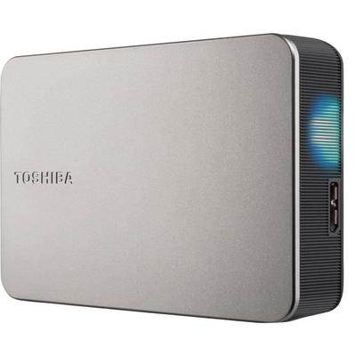 SPEICHER, HDD, Externe Festplatten, Toshiba Canvio Flex Externe HDD 4TB Warmes Silber