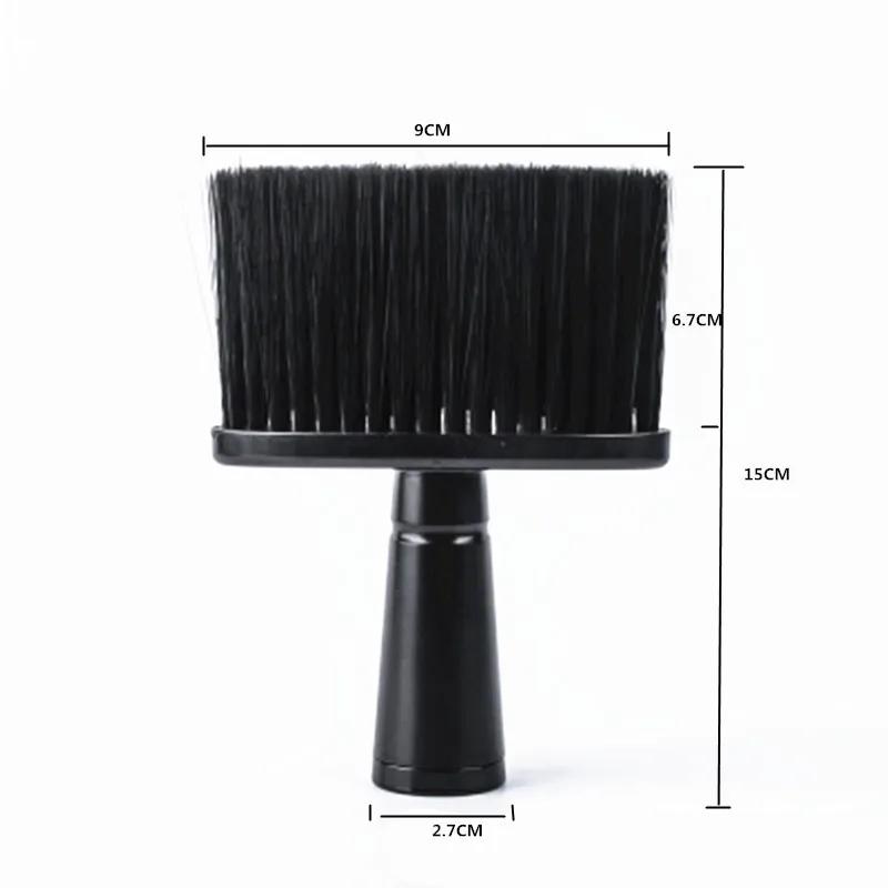 Soft Hair Brush Neck Face Duster Hairdressing Hair Cutting Broken Hair Cleaning Brush for Barber Salon Hairdressing Styling Tool