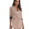 2024 Herbst Damen Europäischer & Amerikanischer Zweireihiger Anzugsakko: Stilvoll & Vielseitig