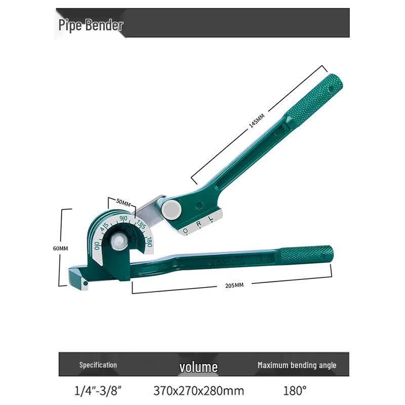 Berry Lion Aluminum Alloy 0-180 Degree Tube Bender